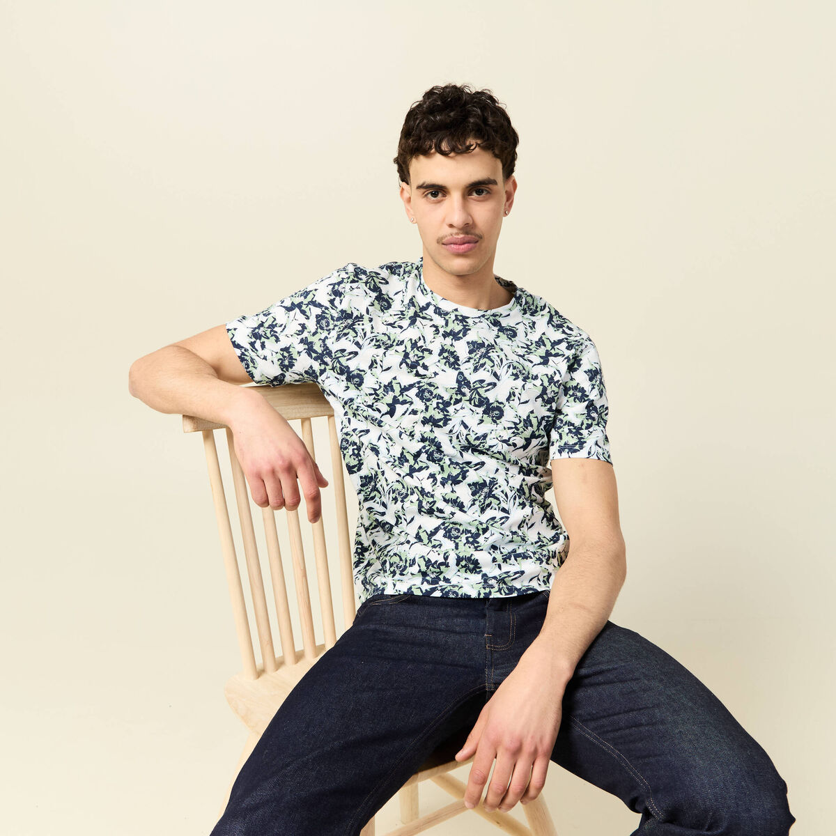 T-shirt manches courtes vert homme
