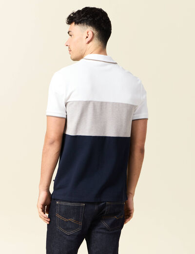 Polo manches courtes taupe homme