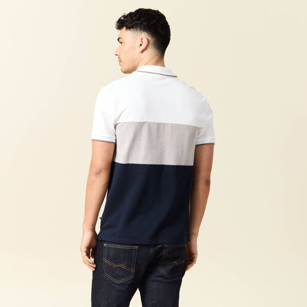 Polo manches courtes taupe homme