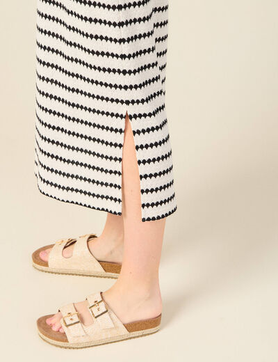Robe longue éco-responsable blanc femme