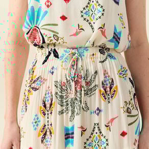 jupe longue evasee blanc femme Jupe longue évasée blanc femme