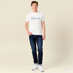 T-shirt manches courtes ecru homme