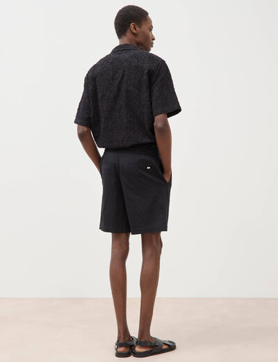 Bermuda noir homme