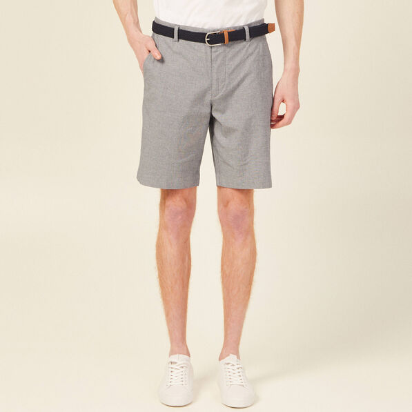 Short à ceinture bleu marine homme