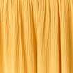 Robe évasée poitrine crochet jaune femme