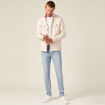 Jeans slim éco-responsable denim bleach homme