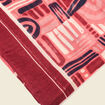 Foulard rouge foncé femme