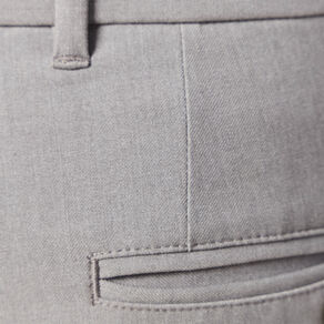 Pantalon chino large gris foncé homme