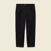 Pantalon taille haute fluide noir femme