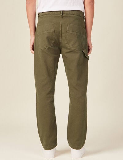 Pantalon chino taupe homme