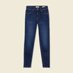 Jeans skinny éco-responsable denim brut femme