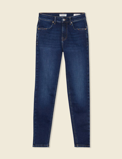 Jeans skinny éco-responsable denim brut femme