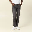 Jeans slim éco-responsable denim gris homme