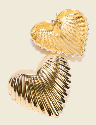 Boucles d'oreilles couleur or femme