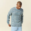 Pull manches longues gris foncé homme