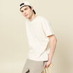 T-shirt ample en coton manches courtes ecru homme
