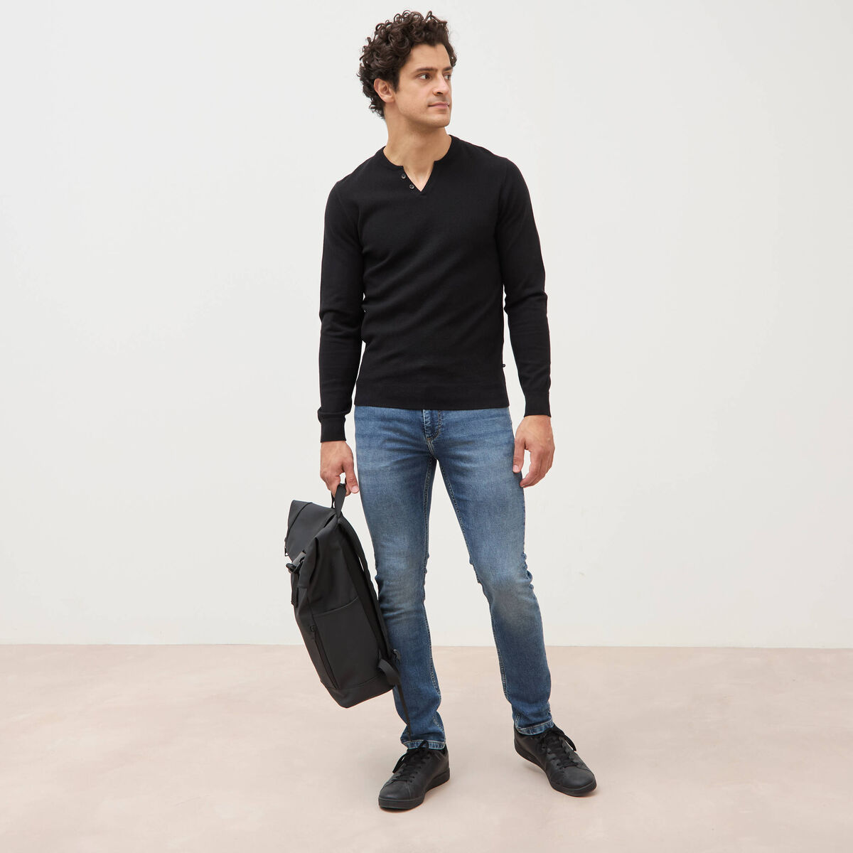 Jeans slim longueur 32 denim double stone homme