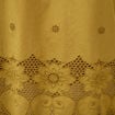 Blouse en coton manches courtes dentelle vert kaki femme