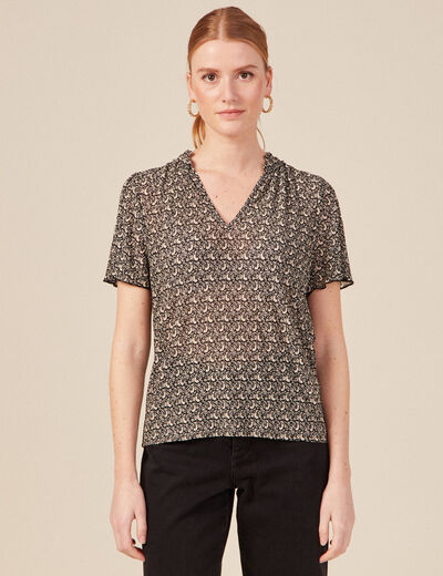 T-shirt éco-responsable noir femme