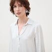 Blouse manches longues bleu femme
