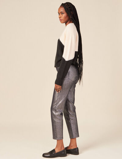 Pull éco-responsable ecru femme