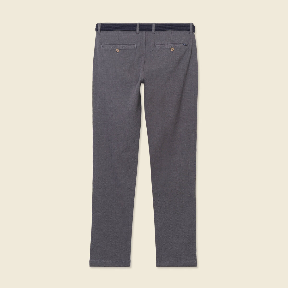 Pantalon chino straight gris foncé homme