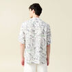 Chemise manches courtes fluide blanc homme