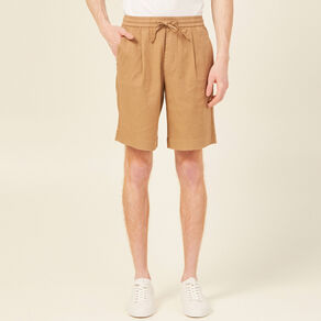 Bermuda éco-responsable beige homme