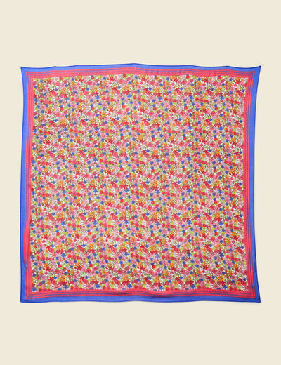 Foulard &agrave; motifs multicolore femme