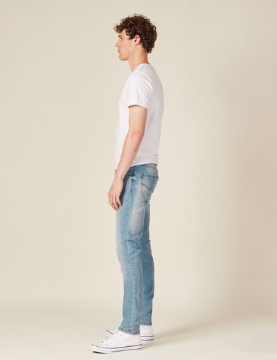 Jeans slim stretch longueur 34 denim used homme
