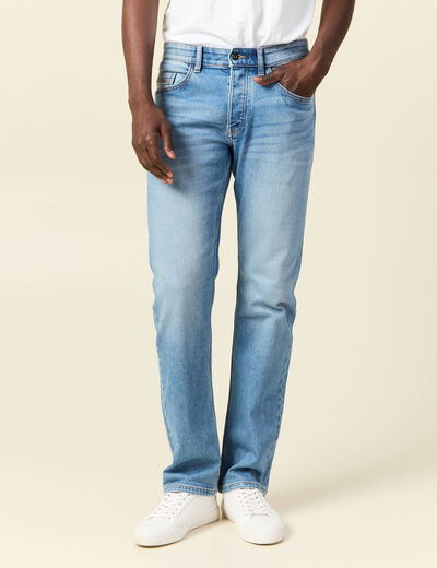 Jeans regular 5 poches denim used homme