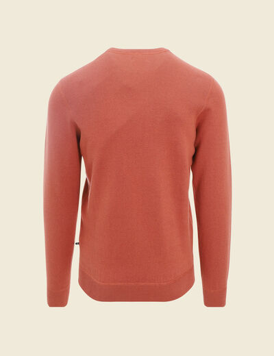 Pull manches longues rouge homme