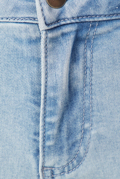 Jeans Lou - jegging denim bleach femme