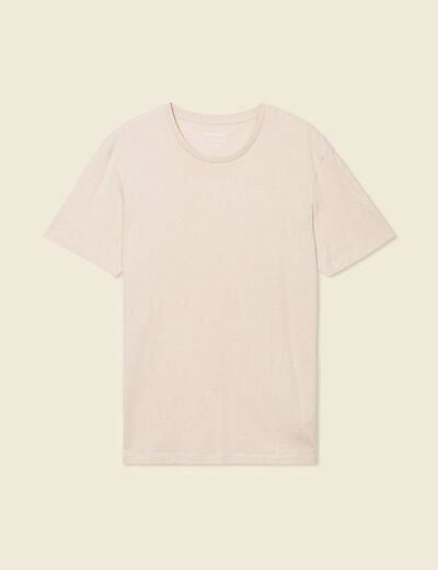 T-shirt éco-responsable vieux rose homme