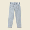 Jeans girlfriend 5 poches denim snow bleu femme