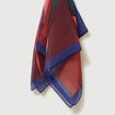 Foulard en voile transparent ecru femme