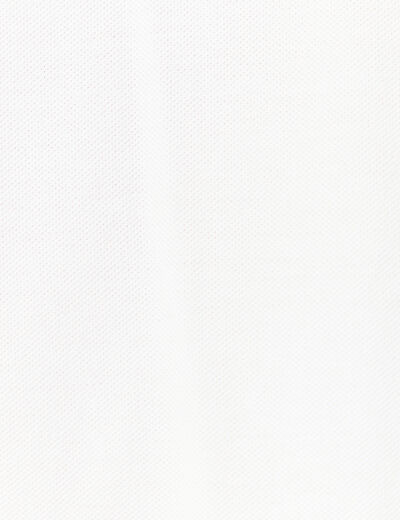 Polo manches courtes blanc homme