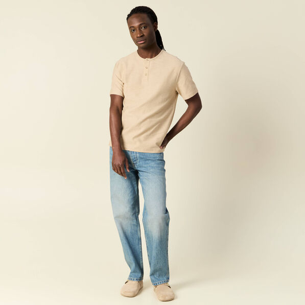 T-shirt manches courtes beige homme