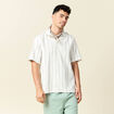Chemise manches courtes vert homme