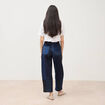 Jeans barrel taille standard denim stone femme