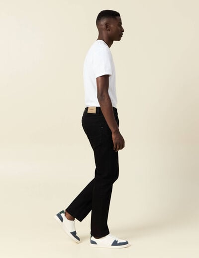Jeans regular longueur 32 denim noir homme
