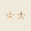 Boucles d'oreilles couleur or femme