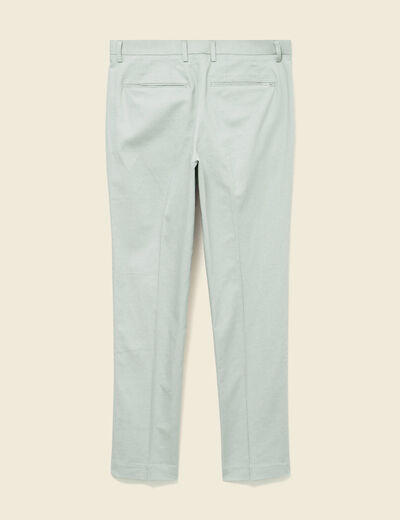 Pantalon chino vert clair homme