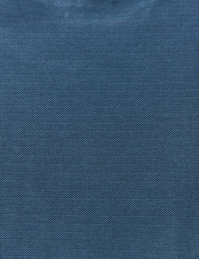 Polo cintr&eacute; en coton manches courtes bleu fonc&eacute; homme