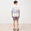 T-shirt en coton ecru homme