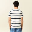 T-shirt manches courtes ecru homme