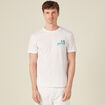 T-shirt manches courtes ecru homme