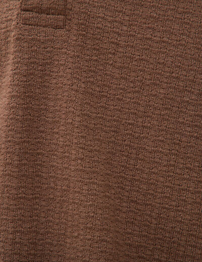 Polo manches courtes taupe homme