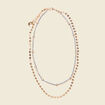 Collier multirangs couleur or femme
