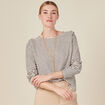 T-shirt manches longues ecru femme